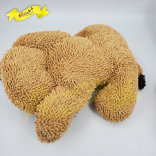 可愛扒扒公仔攬枕 - 咖啡色狗 (60cm)