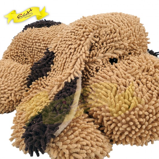 可愛扒扒公仔攬枕 - 咖啡色狗 (60cm)