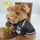 傳統熊公仔Teddy Bear 啡色- 連絲絨冷針織衣服 (43cm) 