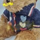 傳統熊公仔Teddy Bear 啡色- 連絲絨冷針織衣服 (43cm) 