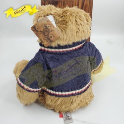 傳統熊公仔Teddy Bear 啡色- 連絲絨冷針織衣服 (43cm) 
