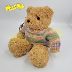 傳統熊公仔Teddy Bear 啡色- 連冷衫 (43cm) 