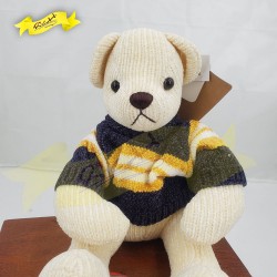 絲絨冷布熊公仔Teddy Bear 連冷衫 (40cm) 