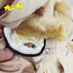 淺啡色熊公仔 teddy bear連套裝 (38cm)