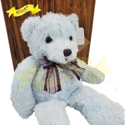 熊公仔Teddy Bear 粉藍色 (30cm)