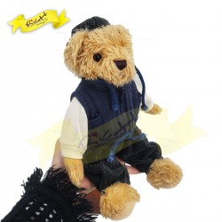 熊公仔淺啡色 teddy bear連套裝 (27cm) 