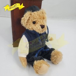 熊公仔淺啡色 teddy bear連套裝 (27cm) 
