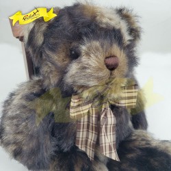 長毛混色棕啡熊仔 Teddy Bear (43cm) 