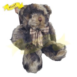 長毛混色棕啡熊仔 Teddy Bear (43cm) 