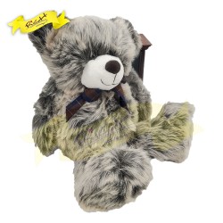 仿狐狸毛炭灰色熊仔 Teddy Bear (45cm)