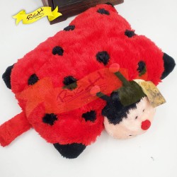 公仔攬枕抱枕/靠墊(2種變身Cushion) - 甲蟲 (35cm x 28cm) 