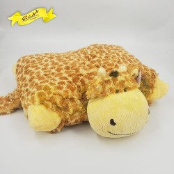 公仔攬枕抱枕/靠墊(2種變身Cushion) - 長頸鹿 (45cm x 37cm)