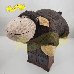 公仔攬枕抱枕/靠墊(2種變身Cushion) - 馬騮猴子 (45cm x 37cm)