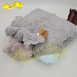 公仔攬枕抱枕/靠墊(2種變身Cushion) - 大象 (45cm x 37cm)