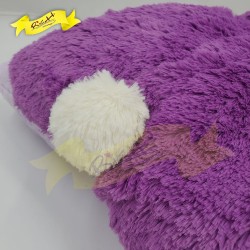 公仔攬枕抱枕/靠墊(2種變身Cushion) - 紫色兔子 (45cm x 37cm)