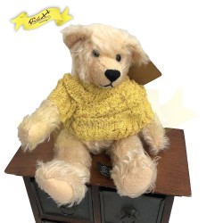 RICH設計手造馬海毛(Mohair)熊連絲絨冷冷衫22cm