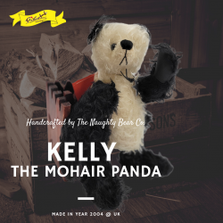 Kelly - 英國設計師手造馬海毛(Mohair)熊貓