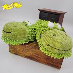 可愛動物拖鞋 28cm - 小青蛙