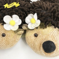 可愛動物拖鞋 28cm - 小箭豬