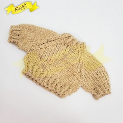 針織冷衫細碼(S) - 杏色 (13cm X 10cm)