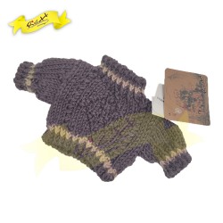 針織冷衫加細碼(XS) - 紫灰色 (11cm X 9cm)