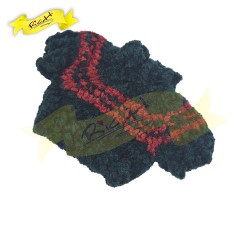 針織冷衫加細碼(XS) - 黑/紅色 (9cm X 8cm)